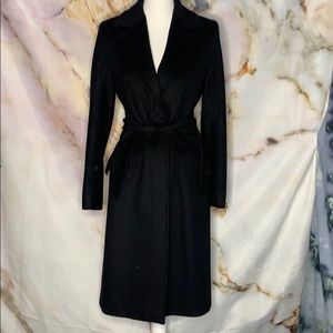 100% Authentic MaxMara Cashmere Black mid coat